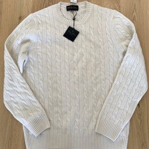 Brooks brothers cashmere sweater size L. NWT